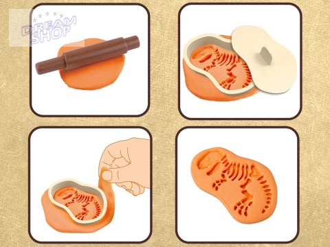 Masa plastyczna formy dinozaury ciastolina ZA4778 Masa plastyczna formy dinozaury ciastolina ZA4778