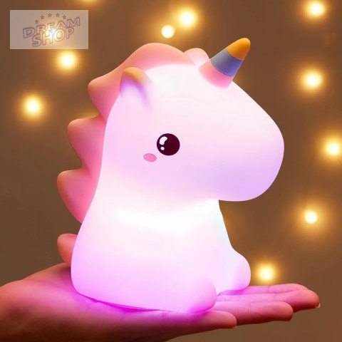 Nocna lampka led JEDNOROŻEC