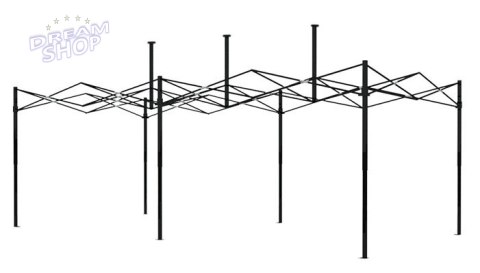 Pawilon handlowy ekspresowy - 3x6 m - 3 ściany - niebieski Pawilon handlowy ekspresowy - 3x6 m - 3 ściany - niebieski