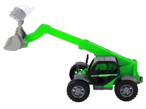 Pojazd Rolniczy Traktor Zielony Dźwig Maszyna Rolnicza Pojazd Rolniczy Traktor Zielony Dźwig Maszyna Rolnicza