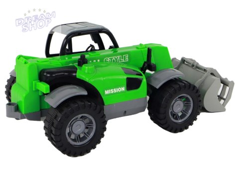 Pojazd Rolniczy Traktor Zielony Dźwig Maszyna Rolnicza Pojazd Rolniczy Traktor Zielony Dźwig Maszyna Rolnicza