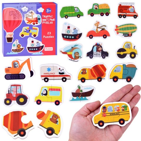Puzzle układanka 23 ele Pojazdy Samochody maszyny budowlane ZA4750 Puzzle układanka 23 ele Pojazdy Samochody maszyny budowlane ZA4750