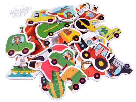 Puzzle układanka 23 ele Pojazdy Samochody maszyny budowlane ZA4750 Puzzle układanka 23 ele Pojazdy Samochody maszyny budowlane ZA4750