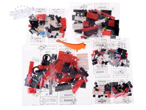 Sportowe czerwone Auto 917 Techniczne Klocki 355 ele ZA4754 Sportowe czerwone Auto 917 Techniczne Klocki 355 ele ZA4754