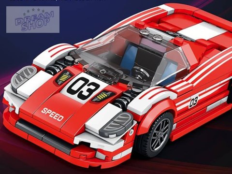 Sportowe czerwone Auto 917 Techniczne Klocki 355 ele ZA4754 Sportowe czerwone Auto 917 Techniczne Klocki 355 ele ZA4754