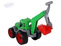 Traktor Koparka Zielony Łyżka Kolorowy 3435
