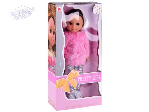 Urocza Lalka 38 cm Różowe futerko i nauszniki zimowe ubranie ZA4767 Urocza Lalka 38 cm Różowe futerko i nauszniki zimowe ubranie ZA4767