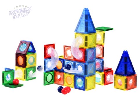 Klocki magnetyczne 123-elementy kulodrom tor kulki ZA4719 Klocki magnetyczne 123-elementy kulodrom tor kulki ZA4719