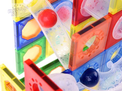 Klocki magnetyczne 123-elementy kulodrom tor kulki ZA4719 Klocki magnetyczne 123-elementy kulodrom tor kulki ZA4719