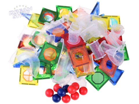 Klocki magnetyczne 123-elementy kulodrom tor kulki ZA4719 Klocki magnetyczne 123-elementy kulodrom tor kulki ZA4719