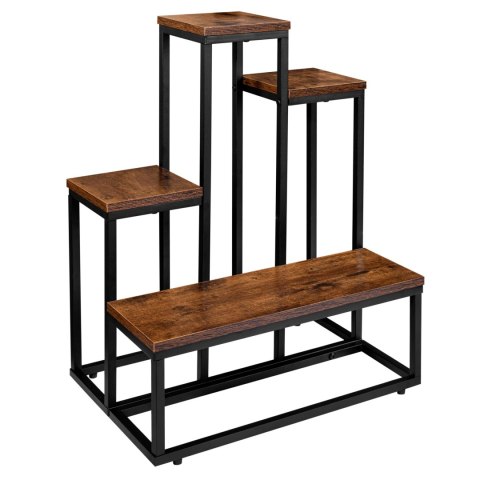 Kwietnik metalowy loft ANTIRES stojak na kwiaty