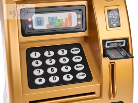Muzyczny Bankomat Bank skarbonka dla dzieci ZA4752 Muzyczny Bankomat Bank skarbonka dla dzieci ZA4752