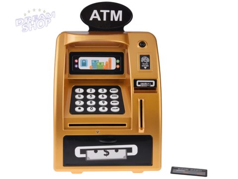 Muzyczny Bankomat Bank skarbonka dla dzieci ZA4752 Muzyczny Bankomat Bank skarbonka dla dzieci ZA4752