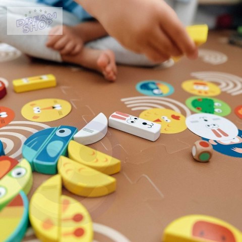 TOOKY TOY Jenga dla Dzieci Klocki Zwierzęta Gra Zręcznościowa TOOKY TOY Jenga dla Dzieci Klocki Zwierzęta Gra Zręcznościowa
