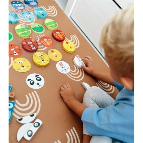 TOOKY TOY Jenga dla Dzieci Klocki Zwierzęta Gra Zręcznościowa TOOKY TOY Jenga dla Dzieci Klocki Zwierzęta Gra Zręcznościowa