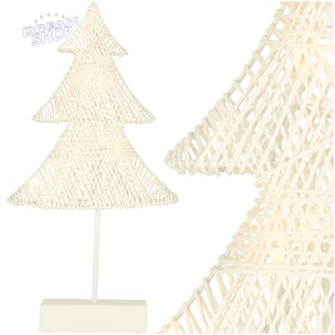 Dekoracja świąteczna stojąca choinka 39cm 10LED ciepły żółty zasilanie bateryjne Dekoracja świąteczna stojąca choinka 39cm 10LED ciepły żółty zasilanie bateryjne