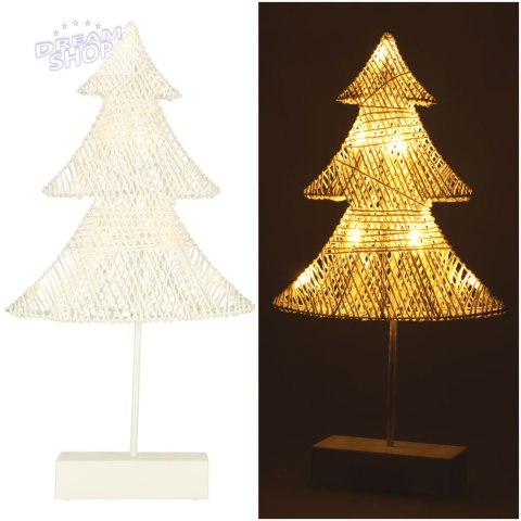 Dekoracja świąteczna stojąca choinka 39cm 10LED ciepły żółty zasilanie bateryjne Dekoracja świąteczna stojąca choinka 39cm 10LED ciepły żółty zasilanie bateryjne