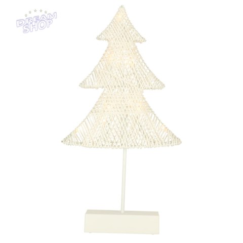 Dekoracja świąteczna stojąca choinka 39cm 10LED ciepły żółty zasilanie bateryjne Dekoracja świąteczna stojąca choinka 39cm 10LED ciepły żółty zasilanie bateryjne