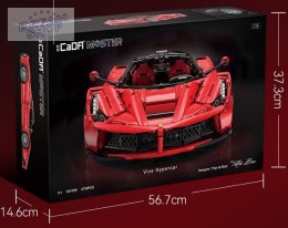 Klocki R/C Autko Sportowe Hypercar Czerwone EE