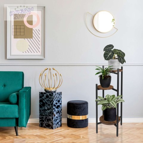 Kwietnik metalowy loft TRETORRI RUSTIC stojak na kwiaty