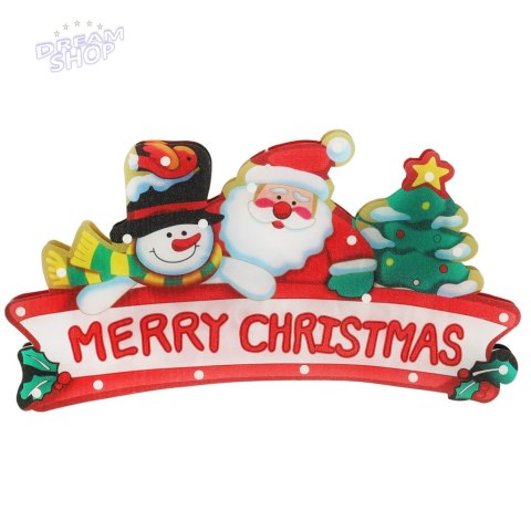 Lampki LED wisząca dekoracja świąteczna Merry Christmas 45cm Lampki LED wisząca dekoracja świąteczna Merry Christmas 45cm