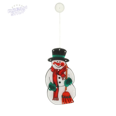 Lampki LED wisząca dekoracja świąteczna bałwan 45cm Lampki LED wisząca dekoracja świąteczna bałwan 45cm