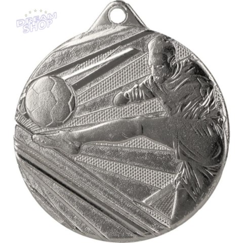 Medal 50mm stalowy srebrny piłka nożna ME001/S Medal 50mm stalowy srebrny piłka nożna ME001/S