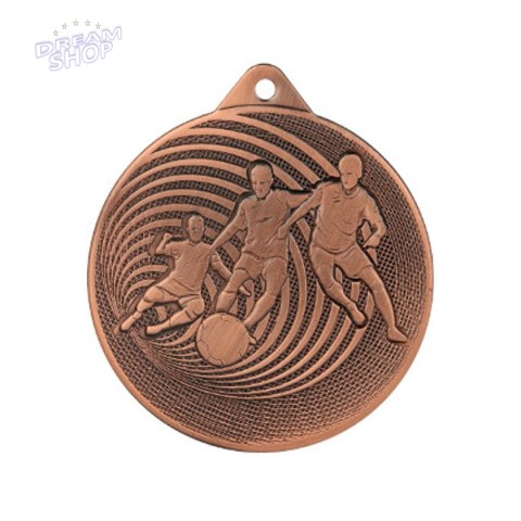 Medal Metalowy Piłka Nożna Fi 70 Mmc3070 - Brąz Medal Metalowy Piłka Nożna Fi 70 Mmc3070 - Brąz