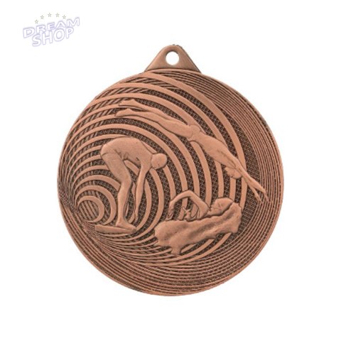 Medal Stalowy Pływanie Fi 70 Mmc3074 - Brązowy Medal Stalowy Pływanie Fi 70 Mmc3074 - Brązowy