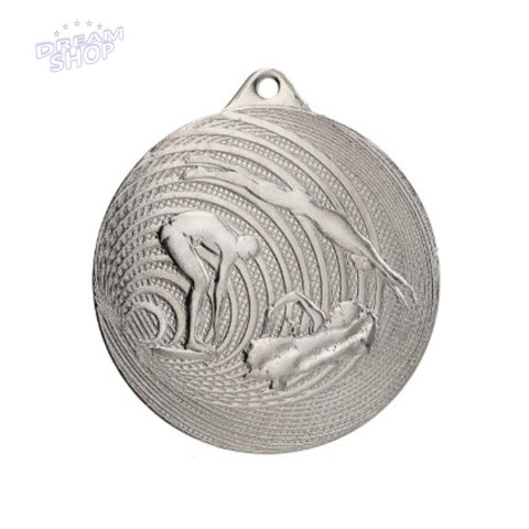 Medal Stalowy Pływanie Fi 70 Mmc3074 - Srebrny Medal Stalowy Pływanie Fi 70 Mmc3074 - Srebrny