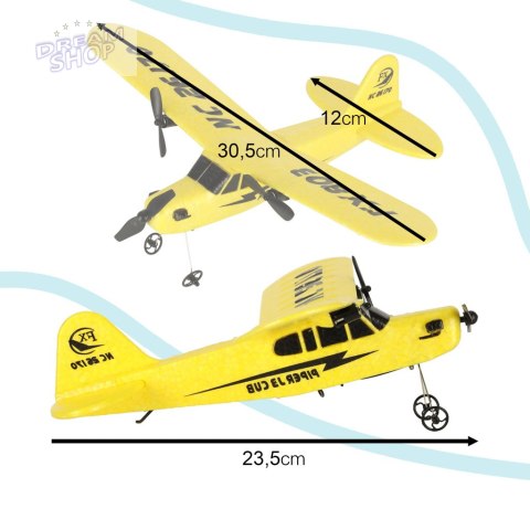 Samolot zdalnie sterowany na pilota RC FX803 Piper 150mah