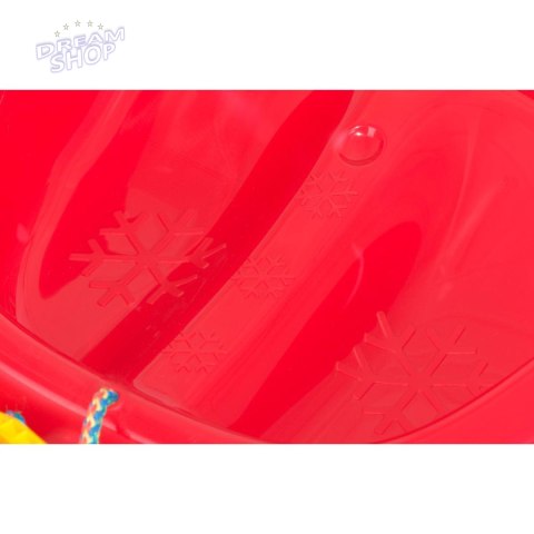 Sanki plastikowe mini bobek czerwone Sanki plastikowe mini bobek czerwone