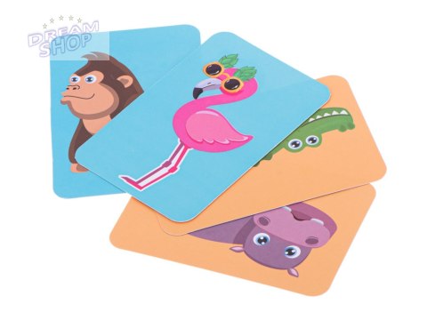 Układanka puzzle magnetyczne zwierzęta safari