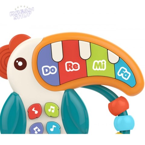 WOOPIE Pianinko Muzyczne 3w1 Sensoryczne Gryzak Pelikan WOOPIE Pianinko Muzyczne 3w1 Sensoryczne Gryzak Pelikan