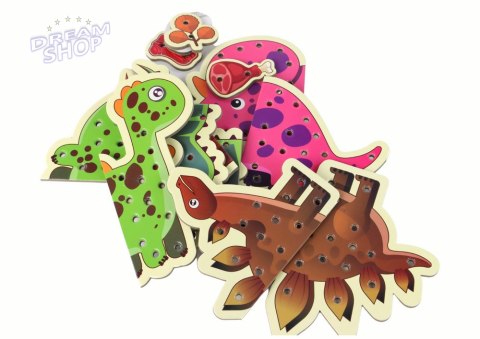 Gra Zręcznościowa Raj Dinozaurów Sznurowane Kolorowe Gra Zręcznościowa Raj Dinozaurów Sznurowane Kolorowe