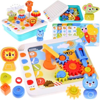 Hola interaktywny Panel nauka emocji liczb figur Montessori ZA4652