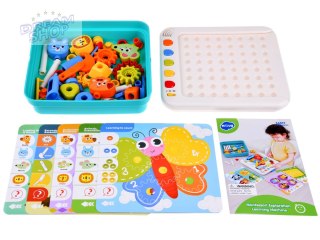 Hola interaktywny Panel nauka emocji liczb figur Montessori ZA4652