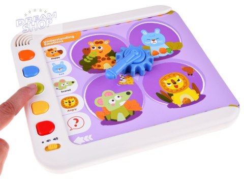 Hola interaktywny Panel nauka emocji liczb figur Montessori ZA4652 Hola interaktywny Panel nauka emocji liczb figur Montessori ZA4652
