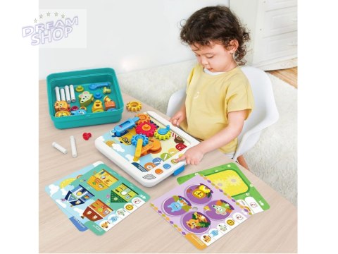 Hola interaktywny Panel nauka emocji liczb figur Montessori ZA4652 Hola interaktywny Panel nauka emocji liczb figur Montessori ZA4652