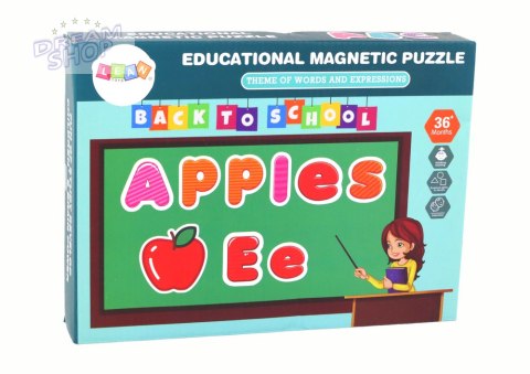 Zestaw Edukacyjnych Puzzli Magnetycznych Z Wielofunkcyjną Tablicą Zestaw Edukacyjnych Puzzli Magnetycznych Z Wielofunkcyjną Tablicą