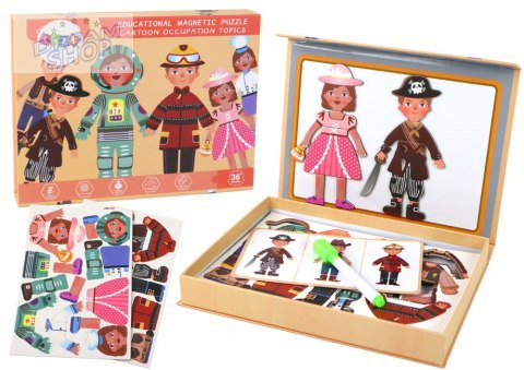 Zestaw Puzzli Magnetycznych Motyw Postaci Kreskówkowych