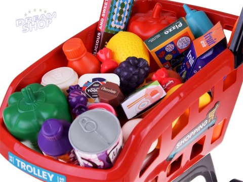 Duży sklep supermarket cukiernia kawiarenka + wózek akcesoria ZA4638 Duży sklep supermarket cukiernia kawiarenka + wózek akcesoria ZA4638
