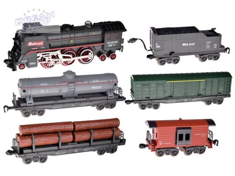 Kolejka elektryczna pociąg 185x99cm dymi paruje efekt dźwiękowy RC0622 Kolejka elektryczna pociąg 185x99cm dymi paruje efekt dźwiękowy RC0622