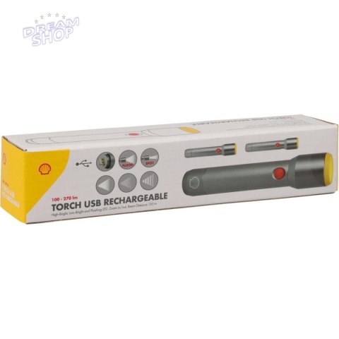 LATARKA TAKTYCZNA ALUMINIOWA SHELL USB LATARKA TAKTYCZNA ALUMINIOWA SHELL USB
