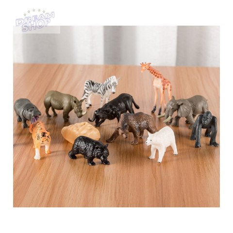 WOOPIE Zestaw Figurki Dzikie Zwierzęta 16 szt. - wersja 2 WOOPIE Zestaw Figurki Dzikie Zwierzęta 16 szt. - wersja 2