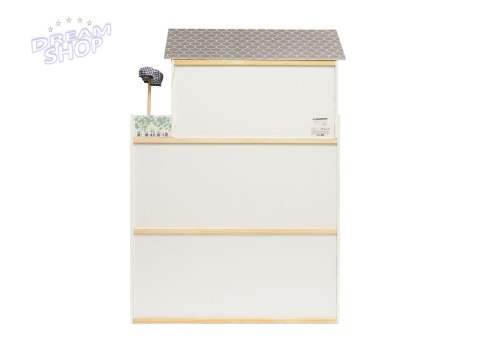 Domek dla lalek drewniany MDF mebelki 122cm XXL LED Domek dla lalek drewniany MDF mebelki 122cm XXL LED