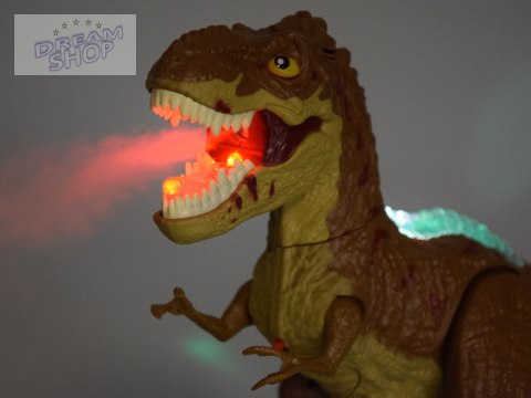 Dinozaur zdalnie sterowany gestem pilot RC 2w1 zieje ryczy świeci RC0625 BR