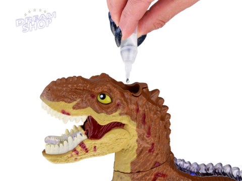 Dinozaur zdalnie sterowany gestem pilot RC 2w1 zieje ryczy świeci RC0625 BR