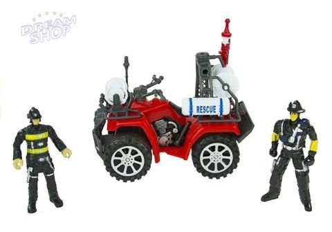 Duży Zestaw Straz Pożarna Kask Quad Strażacki