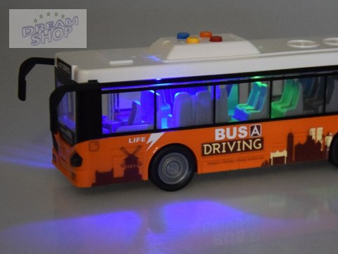 Duży autobus dźwięki światła otwierane drzwi 1:16 ZA4634 Duży autobus dźwięki światła otwierane drzwi 1:16 ZA4634